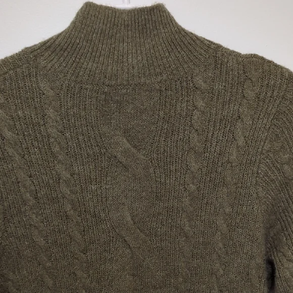 Jessica Simpson Khaki Knit Long Sleeve Dress - Picture 3 of 4